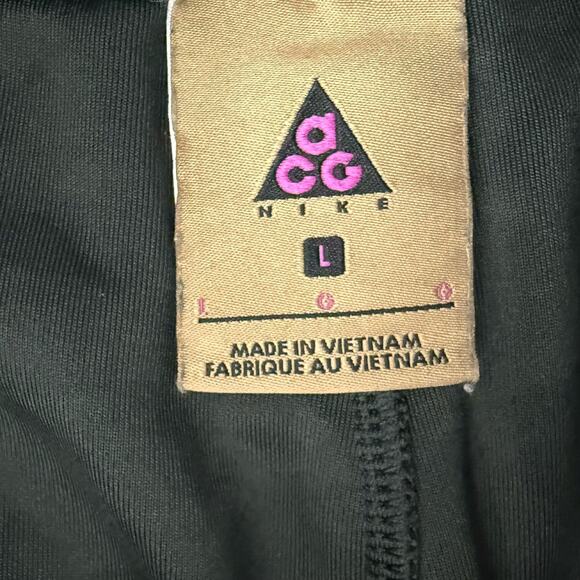 Nike ACG Gray Teal Blue External Zippered Pockets Sweatpants Joggers size L - Picture 7 of 11